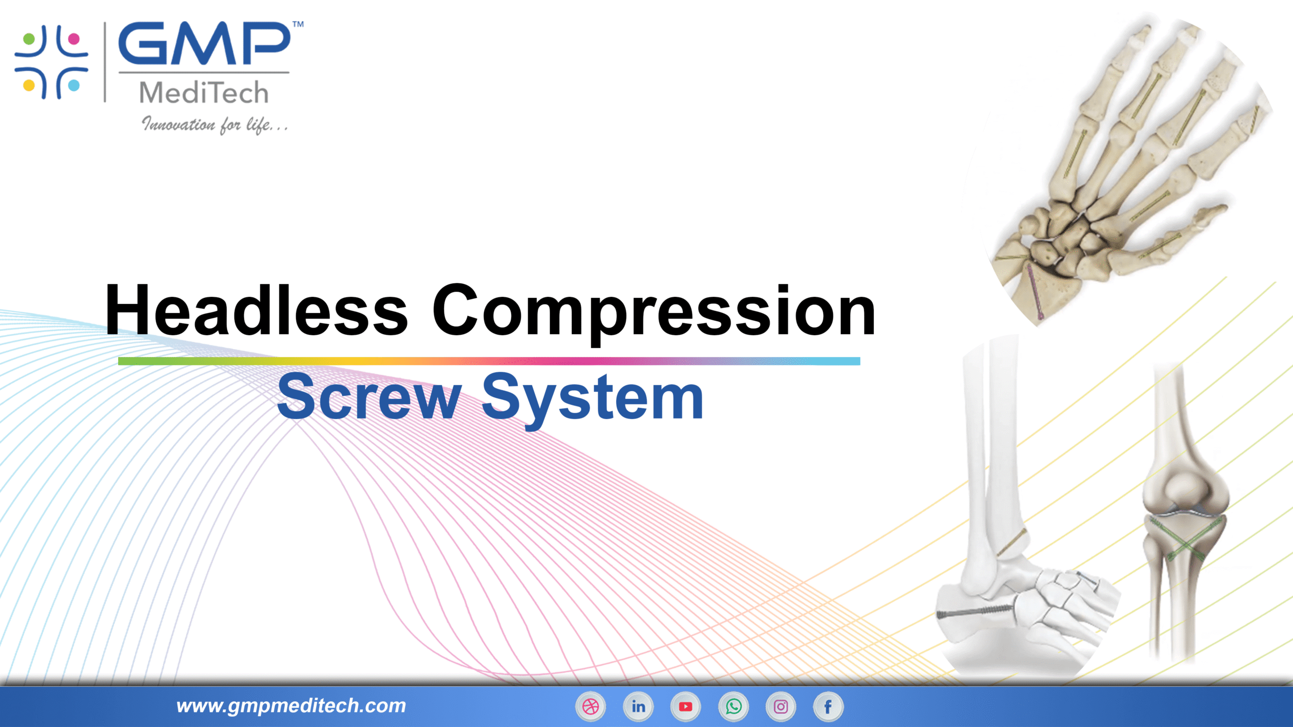 GMP MediTech- India, Headless Compression Screw System Full Range